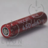 Vapcell F4 10440 2A Button Top 450mAh Battery - Positive
