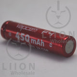 Vapcell F4 10440 2A Button Top 450mAh Battery - Negative