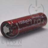 Vapcell K10 14500 8A Flat Top 1000mAh Battery - Positive