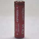 Vapcell K10 14500 8A Flat Top 1000mAh Battery