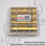 Vapcell F12 14500 3A Flat Top 1250mAh Battery - Closed case
