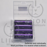 Vapcell F15 14500 3A Button Top 1500mAh Battery - Case