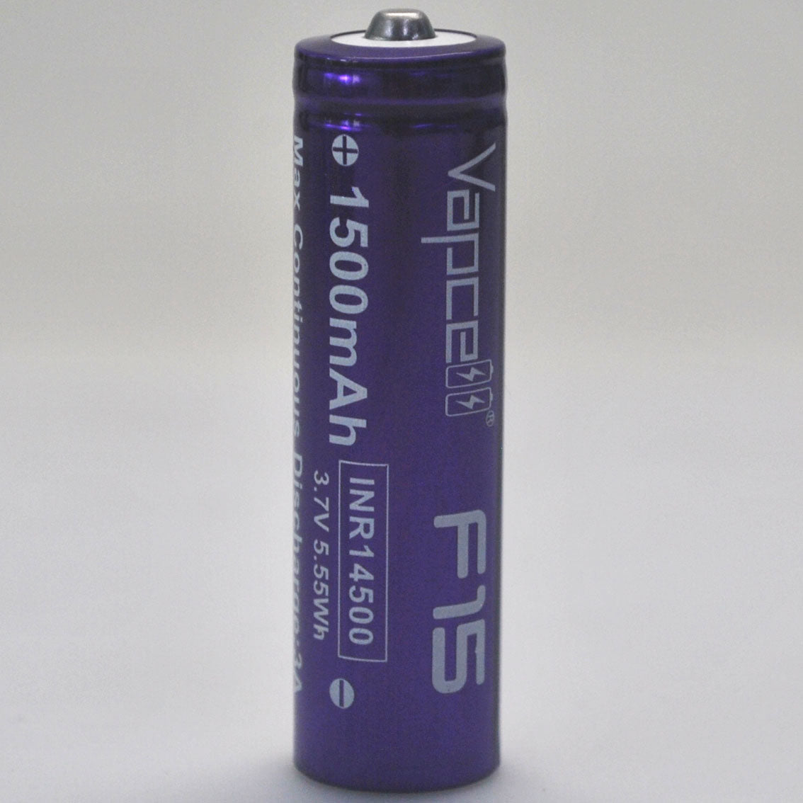 Vapcell F15 14500 3A Button Top 1500mAh Battery - Genuine – Liion