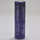 Vapcell F15 14500 3A Flat Top 1500mAh Battery