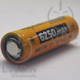 Vapcell F63 21700 12.5A Flat Top 6250mAh Battery - Positive