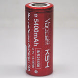 Vapcell K54 26650 15A Flat Top 5400mAh Battery