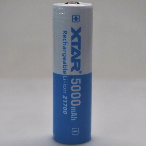 XTAR 21700HP Protected 5000mAh 25A 21700 Button Top Battery