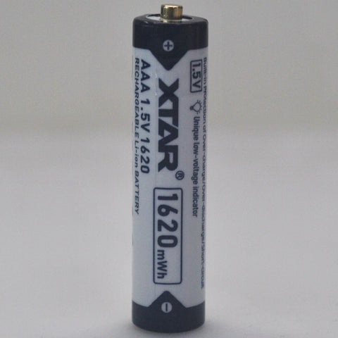 XTAR AAA Size Button Top 1620mWh 1.5V 4 Pack Battery Kit