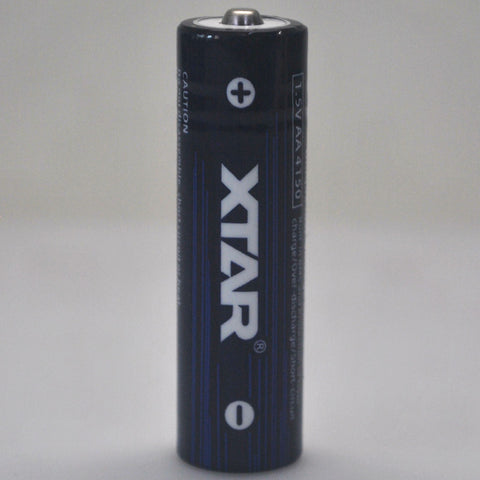 XTAR AA Size Button Top 4150mWh 1.5V 4 Pack Battery Kit