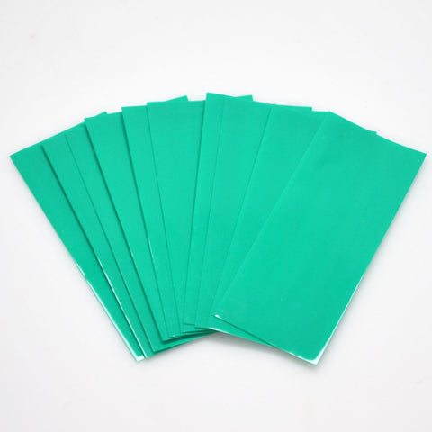 18650 PVC Heat Shrink Wraps - 10 pack - Grass Green