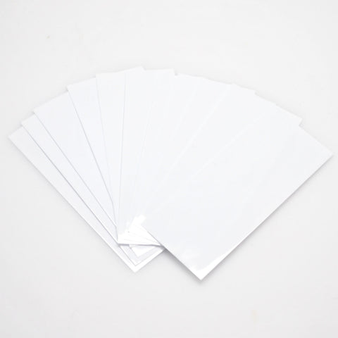 18650 PVC Heat Shrink Wraps - 10 pack - White