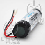 1S1P 3.7V 3500mAh 18650 Battery with Wires - LG MJ1 cell inside - Positive