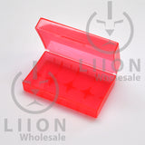 20700 battery case - red open