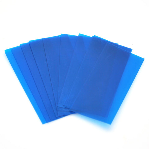 20700 PVC Heat Shrink Wraps - 10 pack - Transparent Blue