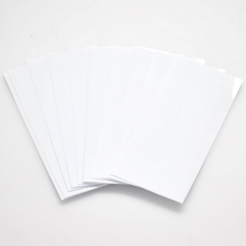 21700 PVC Heat Shrink Wraps - 10 pack - White