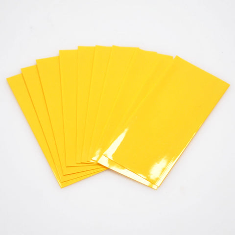 21700 PVC Heat Shrink Wraps - 10 pack - Yellow