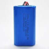 7.2V (7.4V) 3500mAh 10A Lithium Ion Battery Pack with Wire Leads 2S1P - MJ1 cell inside