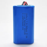 2S1P 7.4V 3500mAh 18650 Battery with Wires and Connector - LG MJ1 cell inside