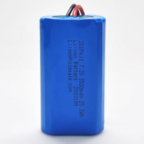 7.4V 2S1P Li-Ion Battery Pack