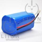 4S1P 14.8V 3500mAh 18650 Battery with Wires and Connector - LG MJ1 cell inside - Positive