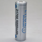 Protected 5000mAh 10A 21700 Button Top Battery