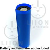 18650 PVC Heat Shrink Wraps - 10 pack - Bright Blue