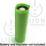 18650 PVC Heat Shrink Wraps - 10 pack - Neon Green