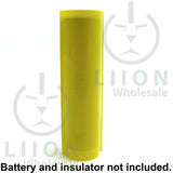 18650 PVC Heat Shrink Wraps - 10 pack - Yellow