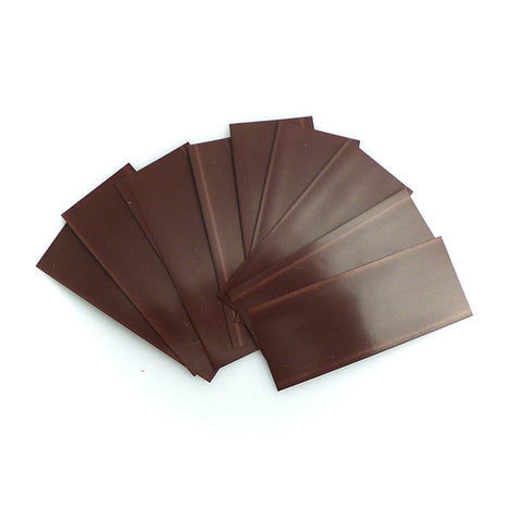 18650 PVC Heat Shrink Wraps - 10 pack - Brown
