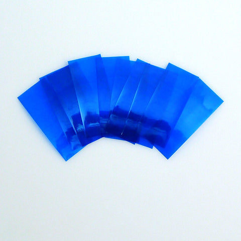 18650 PVC Heat Shrink Wraps - 10 pack - Transparent Blue