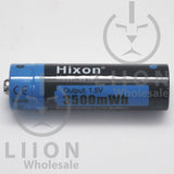 Hixon AA Size Button Top 3500mWh 1.5V Battery - Side
