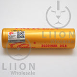 IMREN 18650 3000mAh 15A/35A Flat Top Battery - Authenticity Sticker
