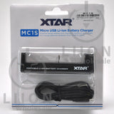 XTAR MC1S Battery Charger - Packaging
