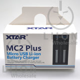 XTAR MC2 Plus Battery Charger - Box