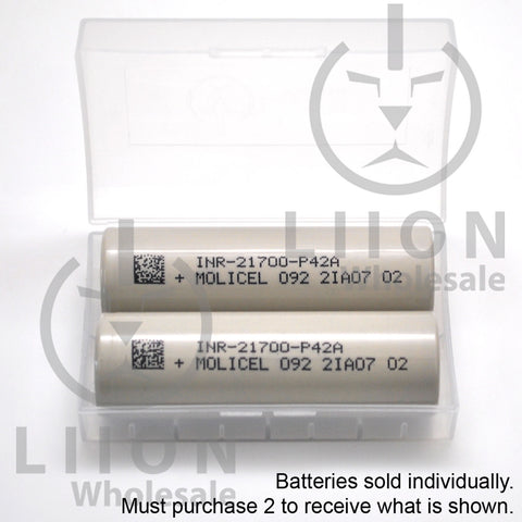 Molicel/NPE INR-21700-P42A 4200mAh 21700 Battery - Authorized Dealer ...