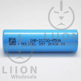 Molicel/NPE INR-21700-M50A 15A 5000mAh Flat Top 21700 Battery - Authorized Distributor