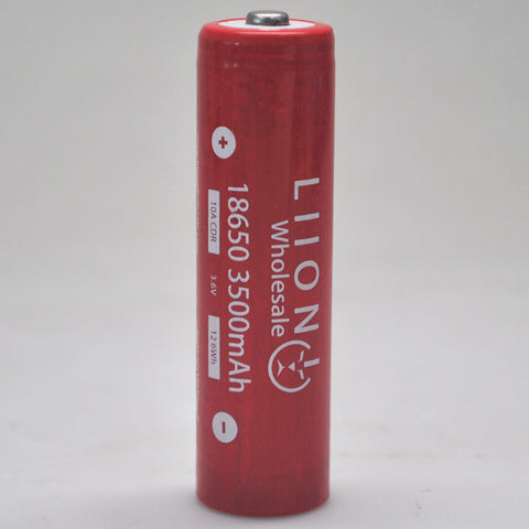 LG MJ1 INR 18650 3500mAh 3.7V High-Drain 10A Lithium Ion (Li-ion)  Unprotected Flat Top Battery - Bulk