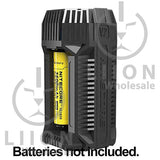 Nitecore V2 2-Bay In-Car Lithium Ion Battery Charger - With Battery