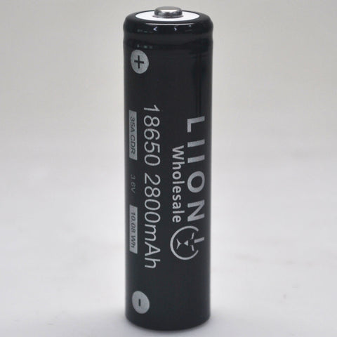 Liion Wholesale BUTTON Top Molicel INR-18650-P28A 35A 2800mAh 18650 Battery