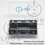 Liion Wholesale BUTTON Top Molicel INR-21700-P42A 45A 4200mAh 21700 Battery - In case