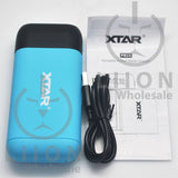 XTAR PB2S Battery Charger - Blue In Box