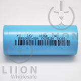 Li-Ion 3.6V 5500mAh 11A 26650 Flat Top Battery - Side