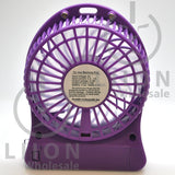 mini fan - purple back