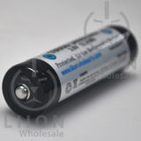 Protected 3400mAh 10A 18650 Button Top Battery - Positive