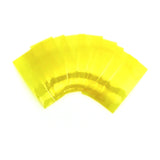 Transparent yellow battery wrap 10 pack