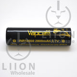 Vapcell 18650 2800mah 25A Battery - side view