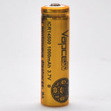 Vapcell 14500 Gold/Black 3A Button Top 1000mAh Battery