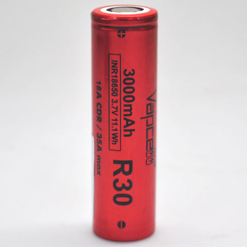 Vapcell R30 18650 18A Flat Top 3000mAh Battery - Genuine - Wholesale D Liion Wholesale Batteries Vapcell R30 18650 18A Flat Top 3000mAh Battery - Genuine - Wholesale D Liion Wholesale Batteries