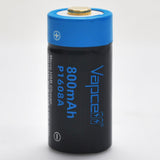 Protected Vapcell P1608A 16340 3A Button Top 800mah USB Battery
