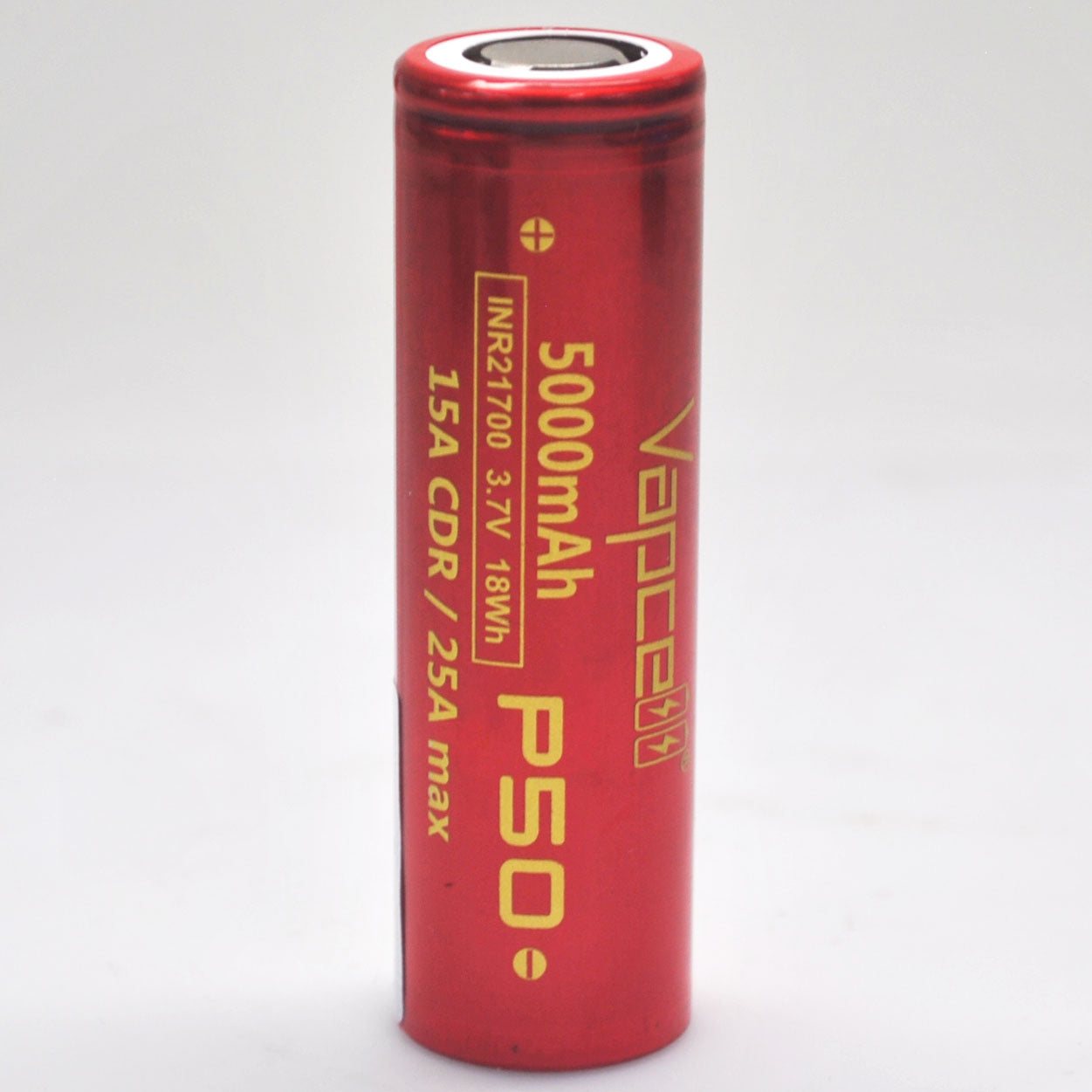 elfbar nachfüll pod läuft aus Vapcell P50 21700 15A/25A Flat Top 5000mAh Battery - Genuine